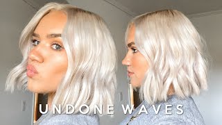How To: Undone Messy Waves For Short Hair (Curls With A Straightener *Updated*)