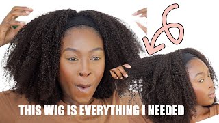 I Didn'T Know This Was The Protective Style I Needed! Multi-Texture Headband Wig