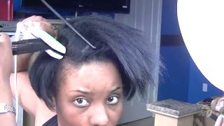 Pt 2 Get Bouncy Hair (Flat Iron Method)
