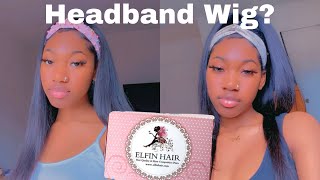 Headband Wig Install | No Frontal {Beginners Friendly} From @Elfin Hair