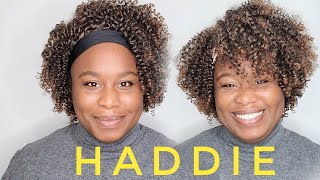 Haddie Is A Baddie! Afrolista Bobbi Boss Headband Wig - Wiggit.Co.Uk