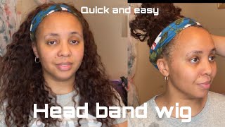 Amazon Headband Wig|| Deep Wave 18 Inches || Black To Brown ||Quick And Easy Install