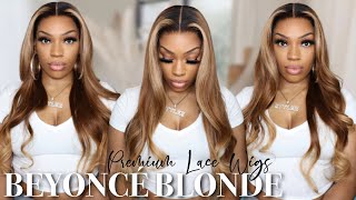 This Beyonce Blonde Is Everything!!! Get Into This Wig ✨ Premium Lace Wig