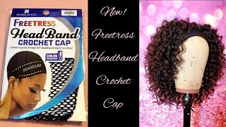 New! Freetress Headband Crochet Cap| Tutorial And Wig Install| Crochet Wig|Lynnskinkykreations