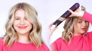 How To Curl Hair With New Dyson Flat Iron