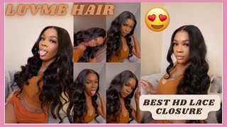 The Best Hd Lace Closure Wig! Very Beginner Friendly Ft. Luvme Hair