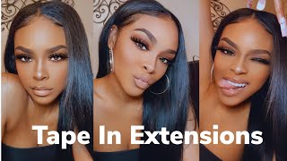 First Time Trying Tape-In Extensions (Suyya Hair)