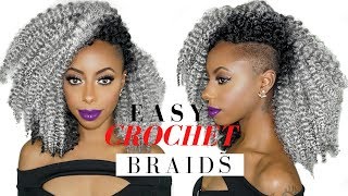 How To: Easy Crochet Braids In 30 Minutes On Short Hair!! | Jessica Pettway