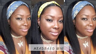 Headband Wig | No Lace | No Glue | No Gel | Wig Install | Kellie Kelz Way