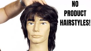 The Best Hairstyles With No Products - Thesalonguy