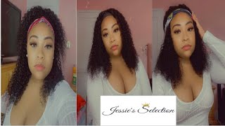 Natural Looking Kinky Curly Headband Wig!! Ft. Jessie’S Selection | Wig Review | Moura Ying