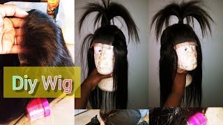 Diy At  Wig| Bundles W/ Hd Lace Closure