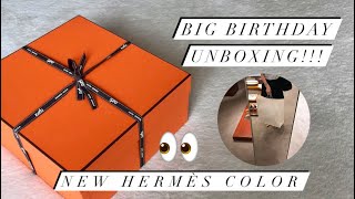 Big B-Day Unboxing From Hermes!!!  I Can'T Believe This Color!