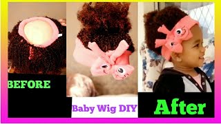 How To Make A Headband Wig/ Babys Hair/ Wig /Babystyle/Babyhair