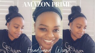 Amazon Headband Wig | Affordable Wig | Synthetic Wig @Vageline Da Messy Mom