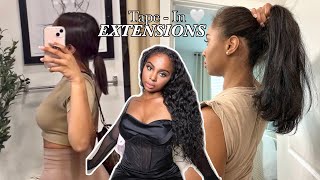 I’M Never Wearing Wigs Again! These Curly Tape Ins Are The Only Way To Go | Curls Queen Tape Ins