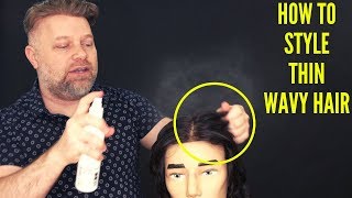 How To Style Thin Wavy Hair - Thesalonguy