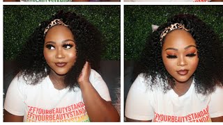 Affordable & Natural Afro Kinky Curly Headband Wig |Larima Hair