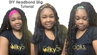Diy Headband Wig For Beginners| Diy Headband Wig Tutorial
