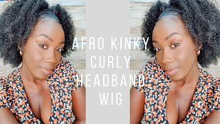 Afro Kinky Curly Headband Wig |Ft Wadiss Hair Amazon| Tijuanaskky