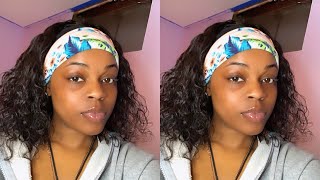 Super Quick And Easy Headband Wig Install For Beginners Ft. Julia Hair Amazon