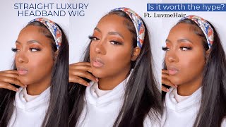 Straight Headband Wig Install 5 Mins Is It Worth The Hype? Ft. Luvme Hair