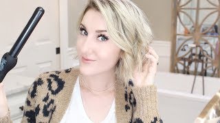 Styling My New Short Hair With A Wand... (Edgy, Wavy Curls)