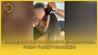 Vietnam Hair Review | Single, Double Drawn Bone Straight Hair From Tracy Manager | K Hair Vietnam