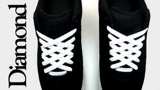 How To Diamond Lace Shoes With Lace Anchors