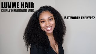 Luvme Hair Jerry Curl Headband Wig Review | Is It Worth The Hype?