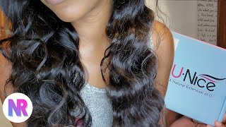 Yaas!! Unice Hair Review | 24" Body Wave Headband Wig | Half Wig For Black Women