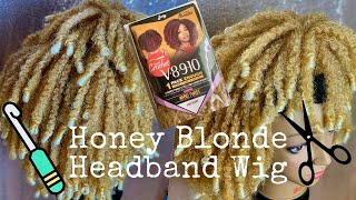 How To Diy Headband Wig: Honey Blonde Afro Twist Headband Wig | Quick & Easy | Missuniquebeautii