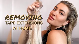How Do You Remove Tape Extensions At Home Safely