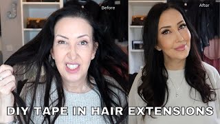 Diy Tape In Hair Extensions - Removal & Reapply - Jane Ann Louise