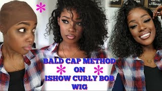 Beauty On A Budget! Gorgeous Brazilian Curly Short Bob Wig + Bald Cap | Ishow Hair
