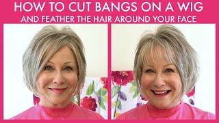 How To Cut Bangs On A Wig & Feather The Hair Around Your Face (Official Godiva'S Secret Wigs Vi