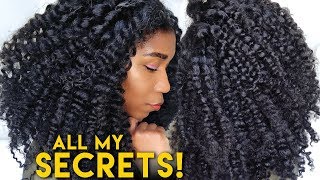 Spilling My Twist Out Secrets Type 4 Natural Hair | Super Detailed