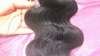 Brazilian Hair Body Wave 3 Bundles With Closure Human Hair Bundles With 4X4 Closure Lace Closure Rem