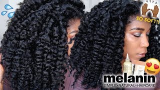 Wet Flat Twist Out Method - Ft. Melanin Haircare | Defined Type 4 Natural Hair
