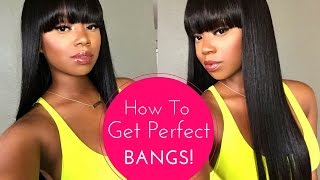 How To Get Perfect Bangs Tutorial - My First Wig
