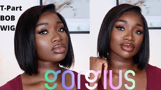 Best Affordable T-Part Bob Wig For Summer | Gorgius Wigs