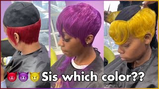 Short Hair Quickweave! Which Color Match Her Perfectly? #Natual Style #Ulahair