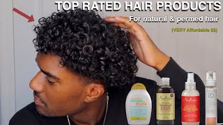 Top Hair Products To Try For Natural/Permed Curls + Styling Demo For All