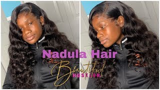 How To Lay Down Your Lace Frontal ❤️| Best Body Wave Hair |Ft. Nadula Hair