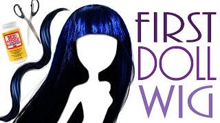 How To Make A Doll Wig [ Bangs Style ]