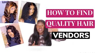 How To Find Quality Hair Vendors