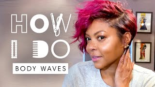 Taraji P. Henson’S Body Waves Tutorial For Natural Hair | How I Do | Harper’S Bazaar