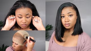 Wig Too Small? Here'S How To Fix It! | Very Detailed Bob Wig Install | Myfirstwig Dominique
