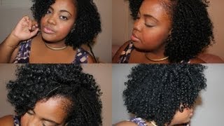 Bohemian Curl Sew In Weave On "Natural Hair"-"Kinky Curly" Hair