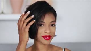 Rochelle Recommend Natural Color Short Bob Wig For Summer 8Inch 150% Density Lace Front Wig